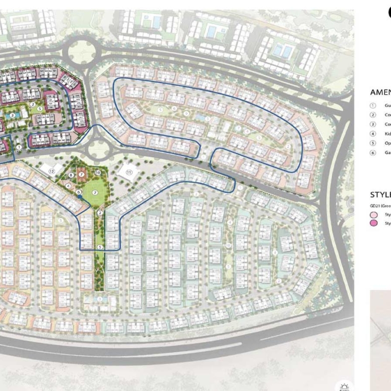 GreenVille Cluster Plan