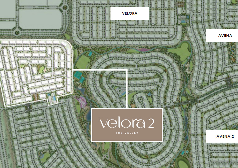 Master Plan of Velora 2 The Valley Phase 2