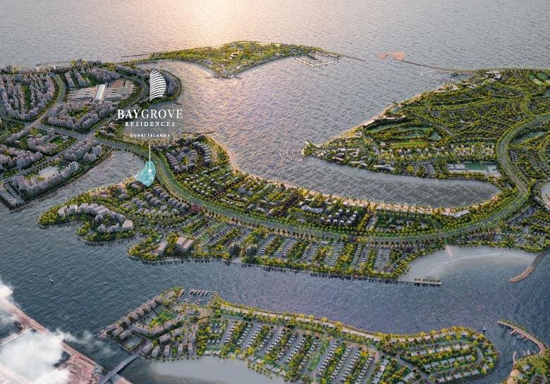 Master Plan of Bay Grove Residences at Dubai Island