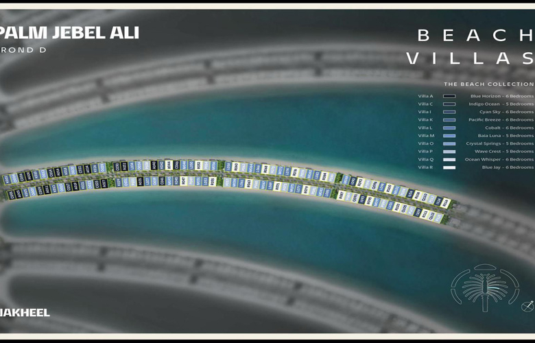 Palm Jabel Ali Master Plan - Frond D